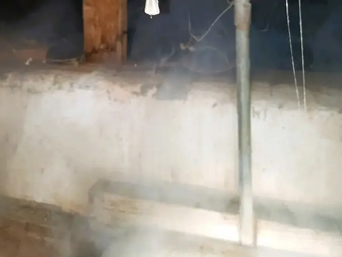 Smoke testing used to diagnose sewer odor and hidden drain system defects