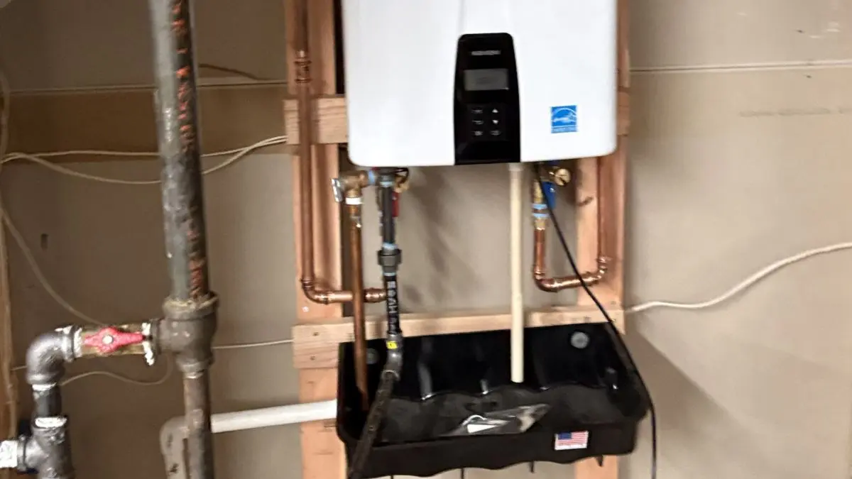 Residential water heater installed by PD Plumbing