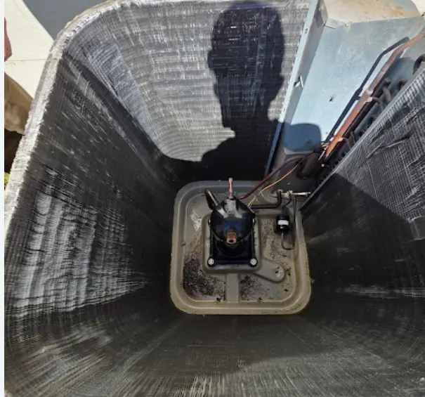 Cleaned HVAC coils ready for Wichita summer