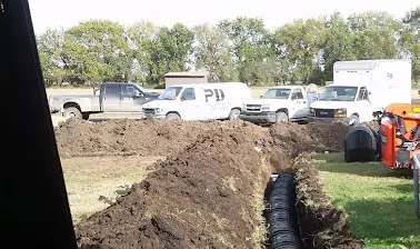 Septic line installation by PD Plumbing Butler County KS